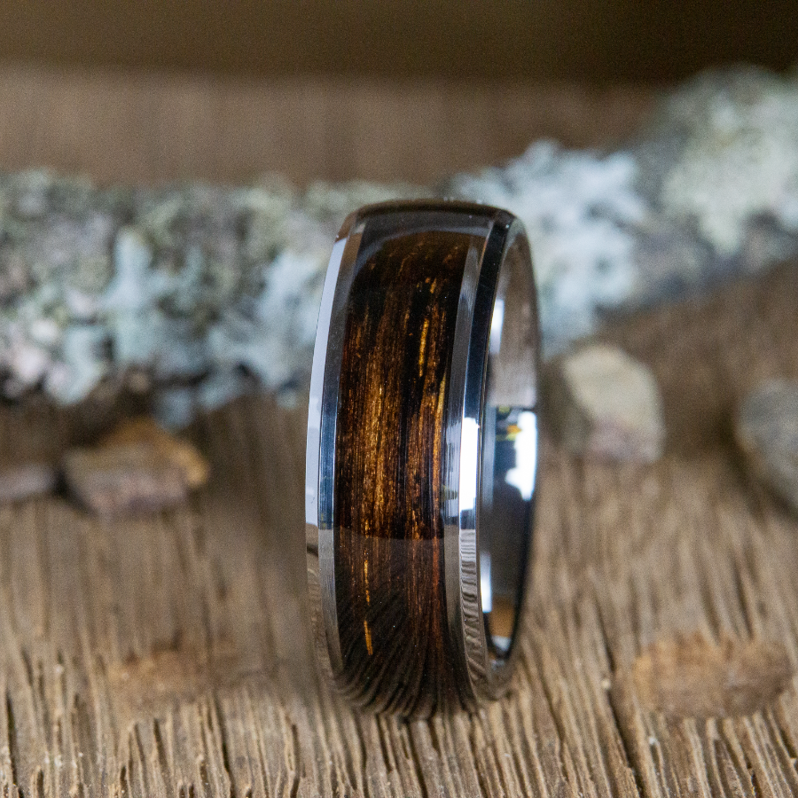 charred bourbon barrel ring