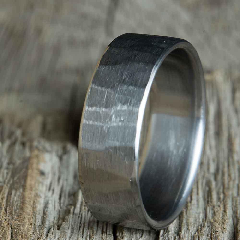 custom made titanium mens ring