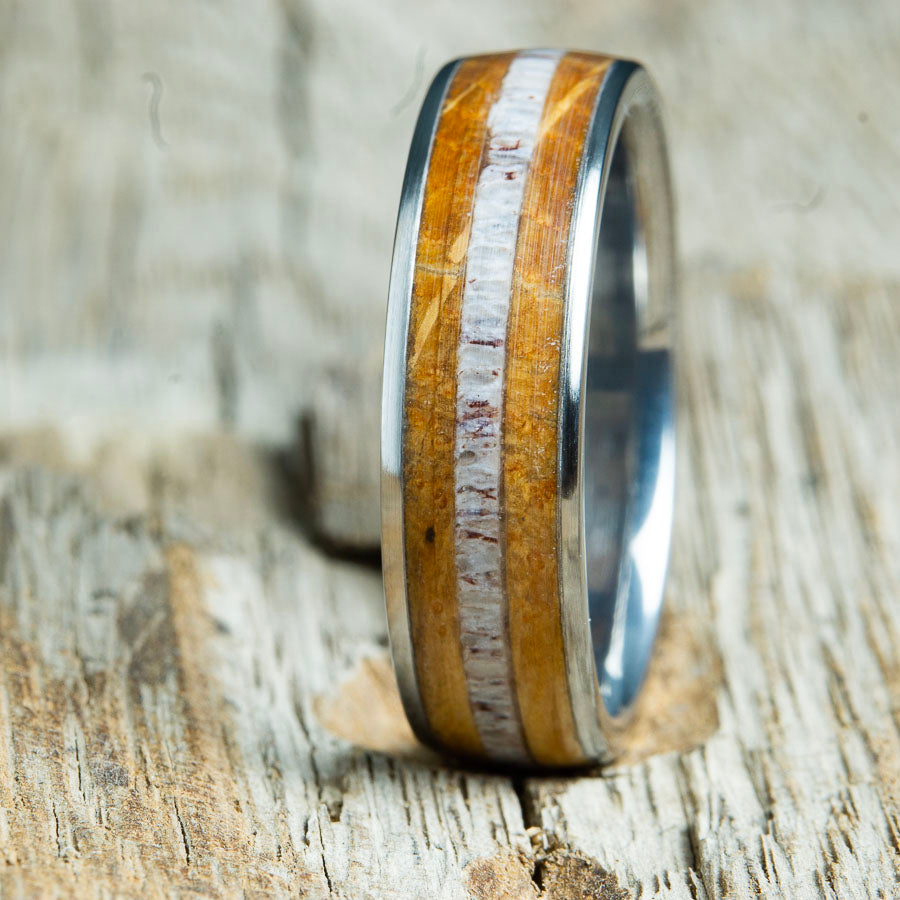 whiskey barrel wood ring