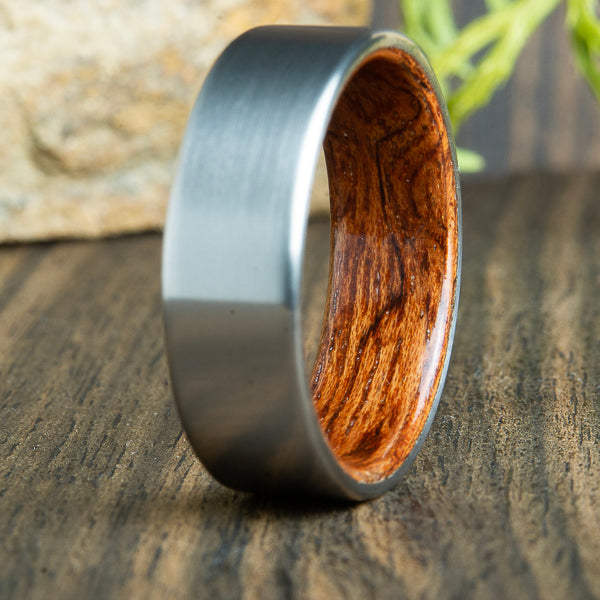 titanium wood rings by Peacefield Titanium