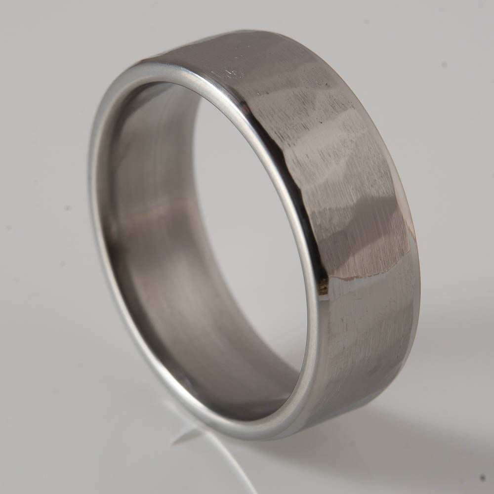 Gravity- titanium 8mm mens wedding band