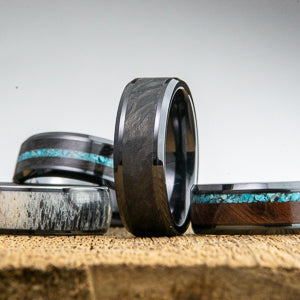 collection of black rings 