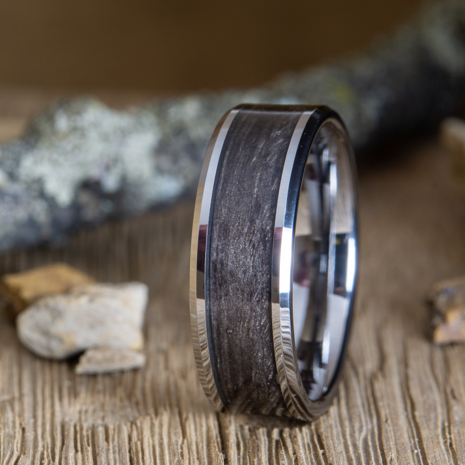 grey barnwood ring