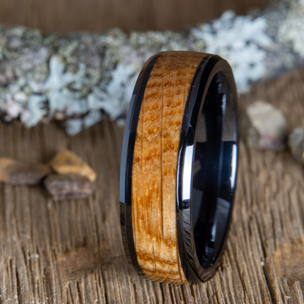 Titanium whiskey barrel ring discount