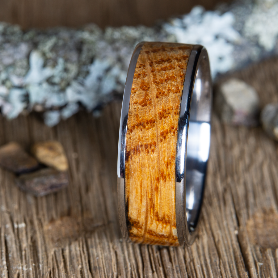 Barrel Ring Whiskey Barrel Rings for Men | Bourbon barrel rings – Peacefield Titanium
