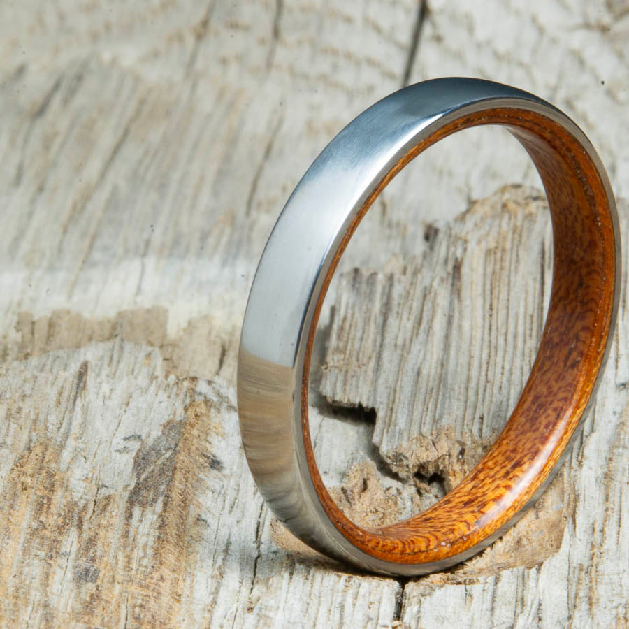 Womens wooden rings – Peacefield Titanium