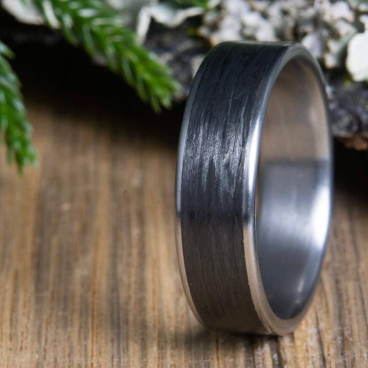 Titanium and Carbon Fiber Ring