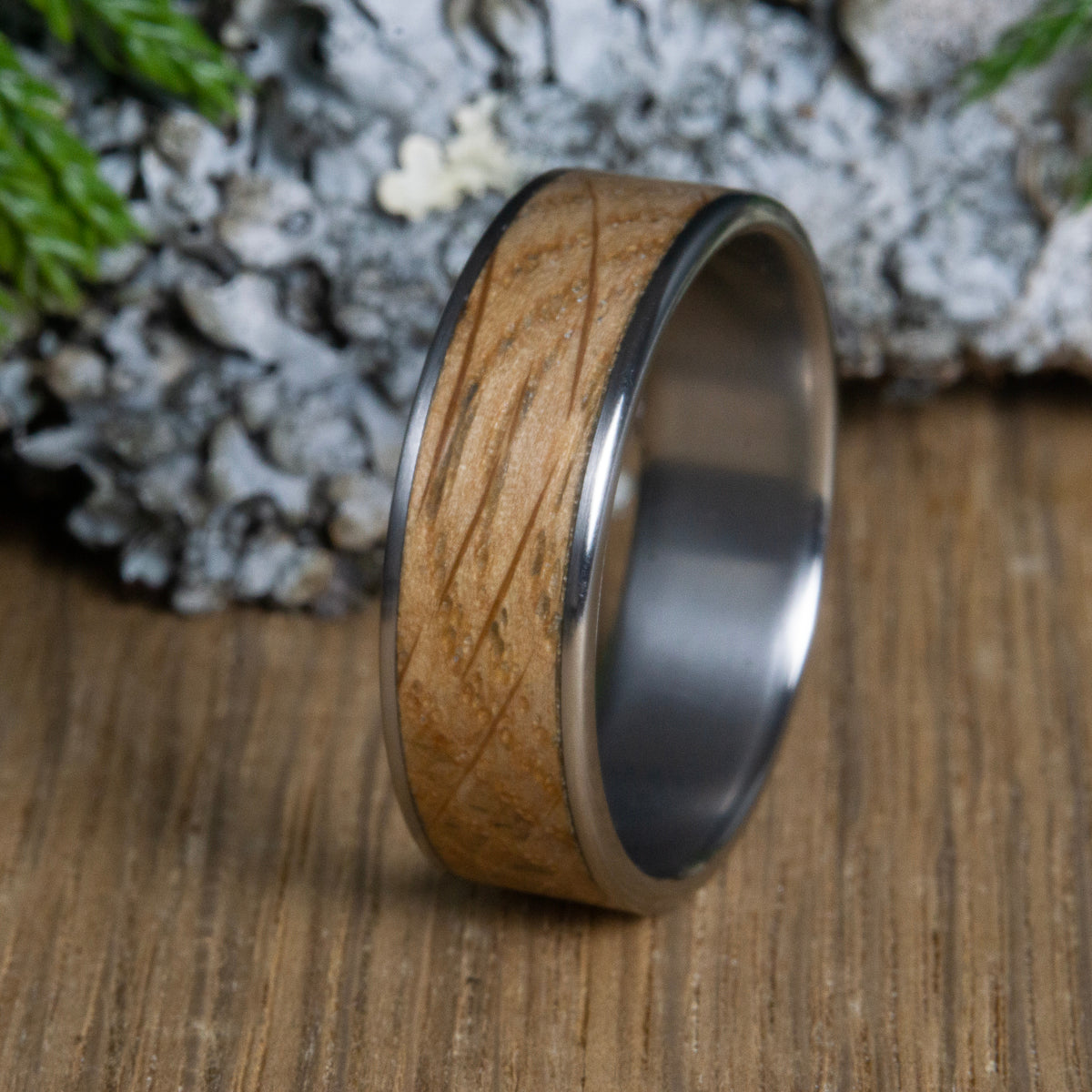 whiskey barrel wood ring