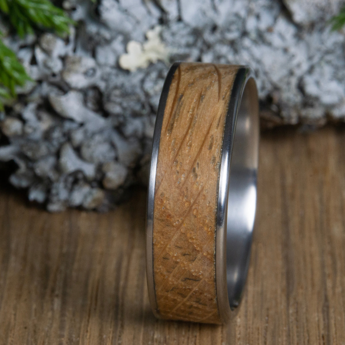 whiskey barrel wood ring