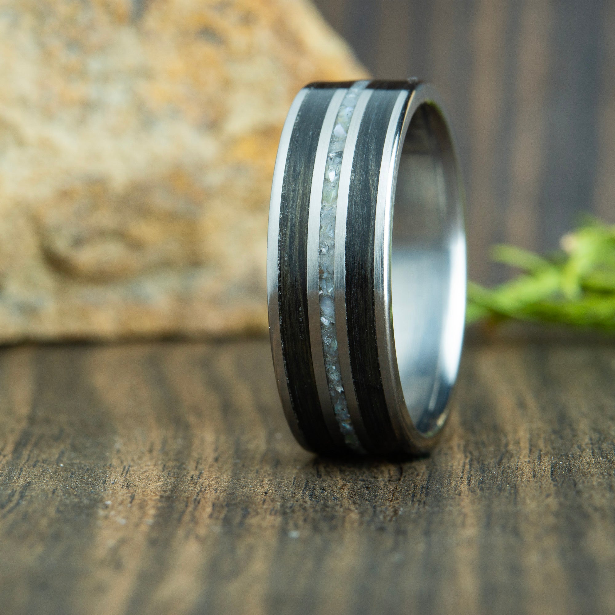 whiskey barrel wood ring