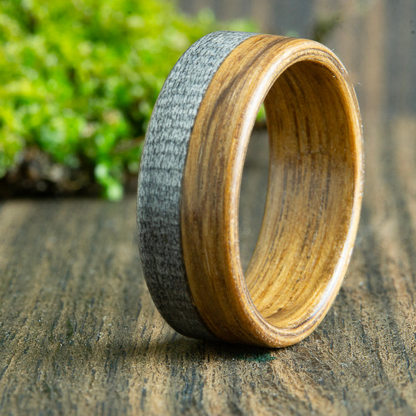 Whiskey barrel and Maple wood ring