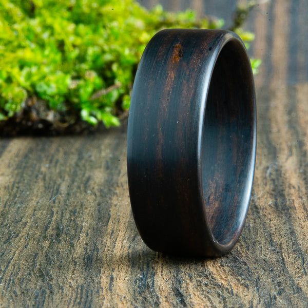 Ebony wood ring