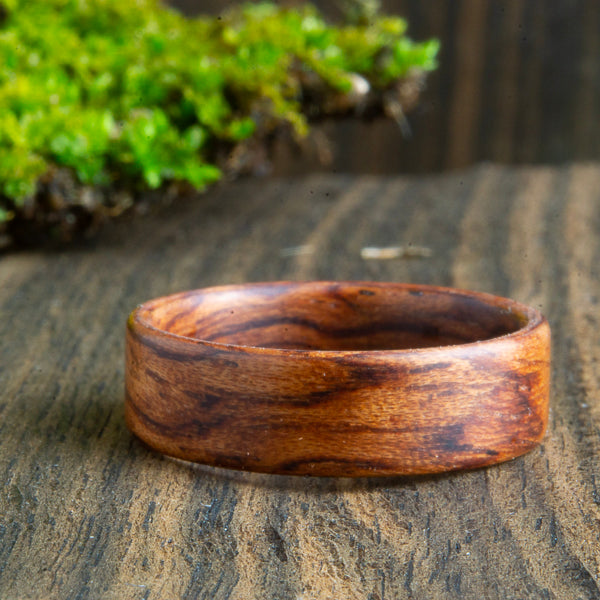 Bubinga wood ring