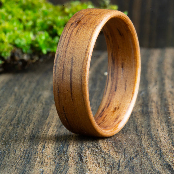 Koa wood ring