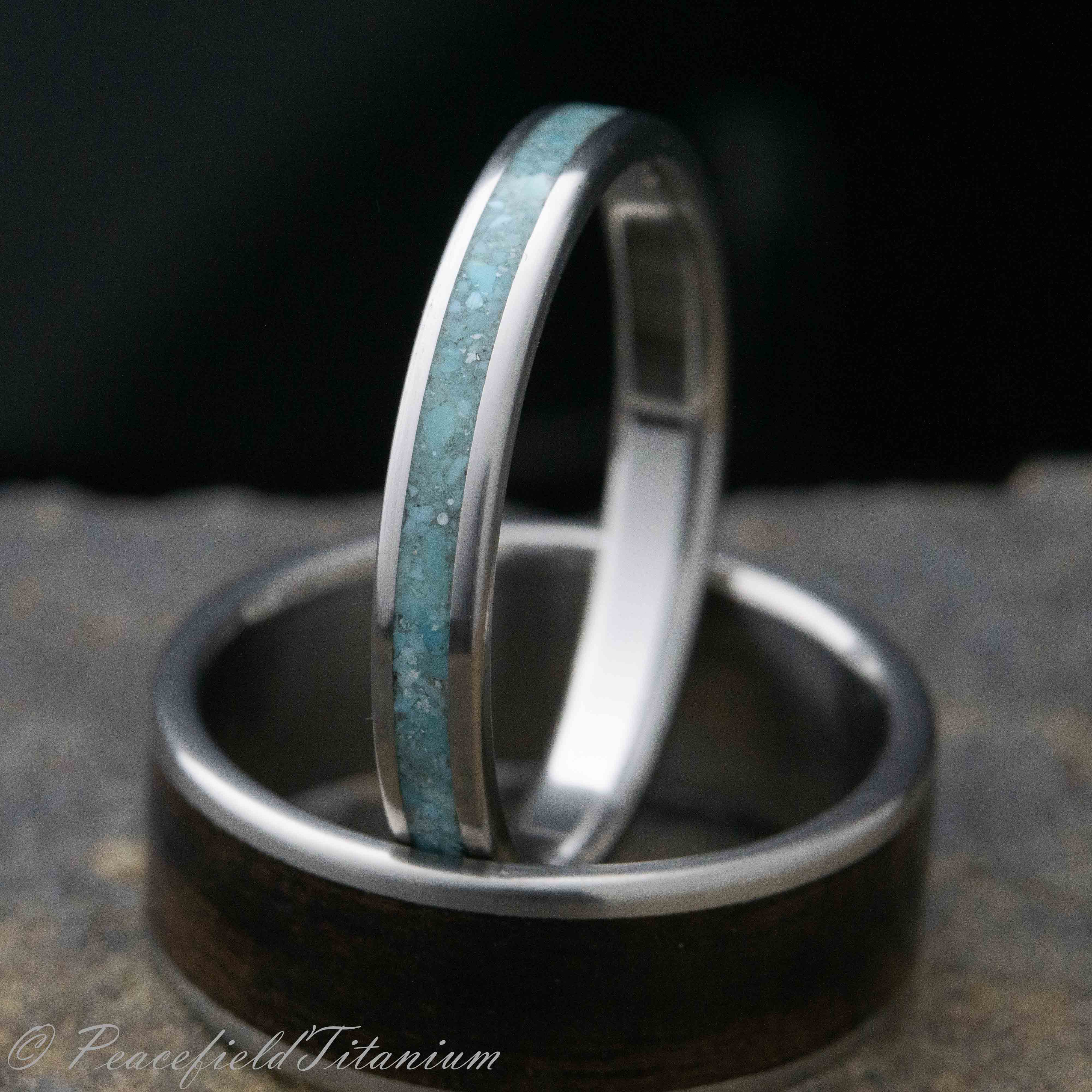"The Deep" turquoise women's ring